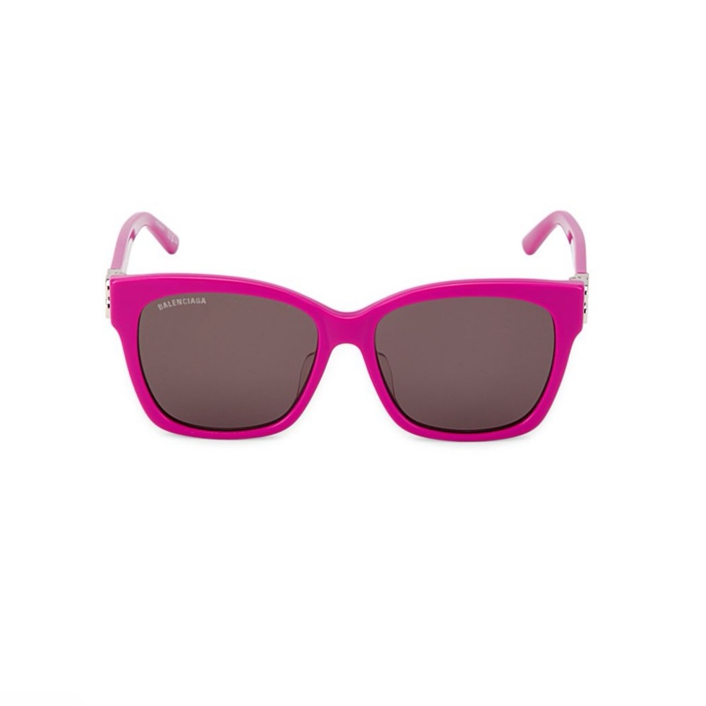 Balenciaga Pink Sunglasses 57mm Square